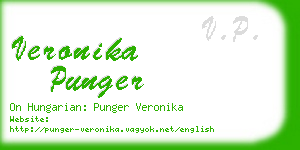 veronika punger business card